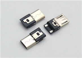 Micro USB with five front pins and two rear pins